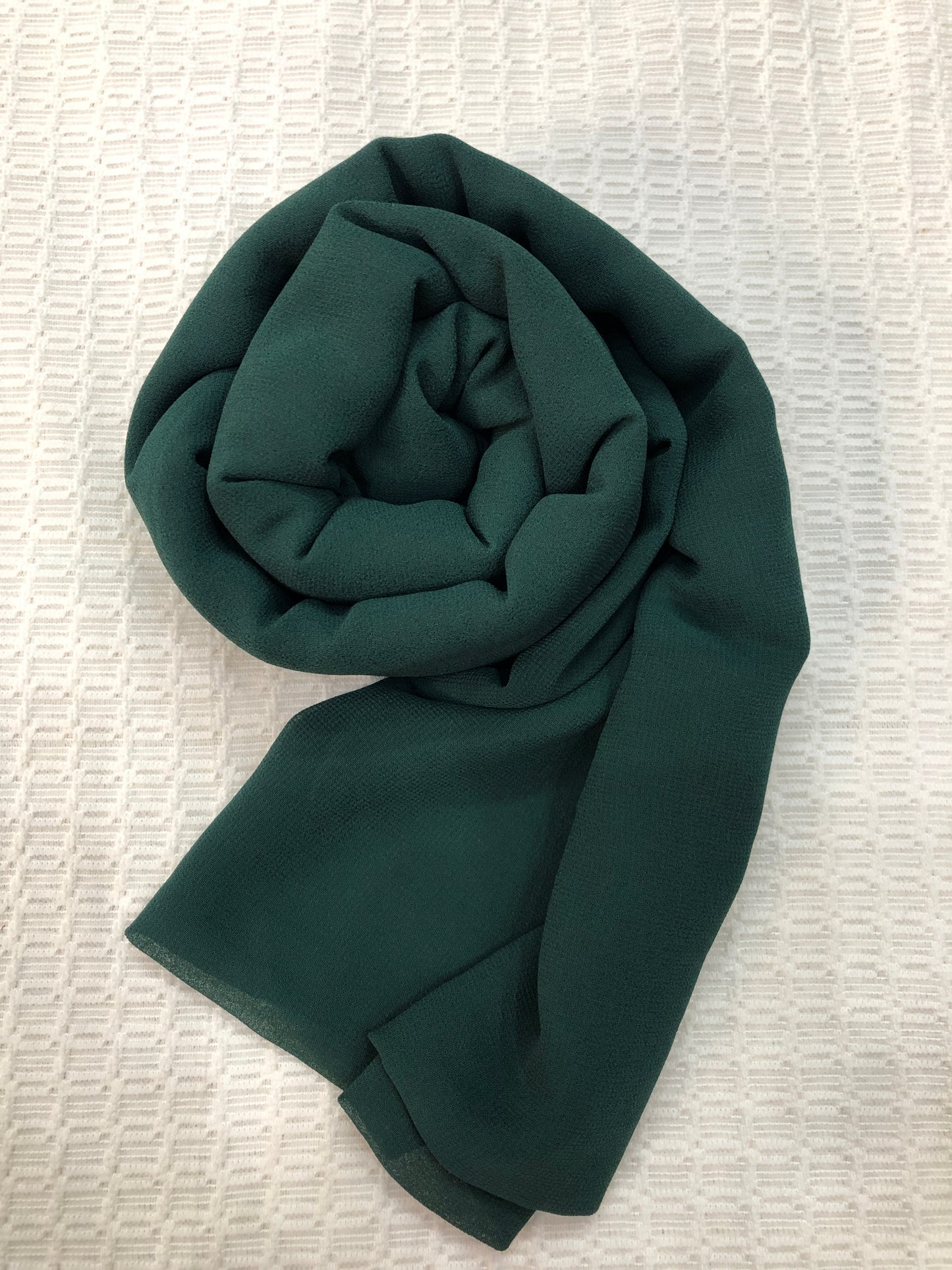 Shiffon Hijab - Dark Green
