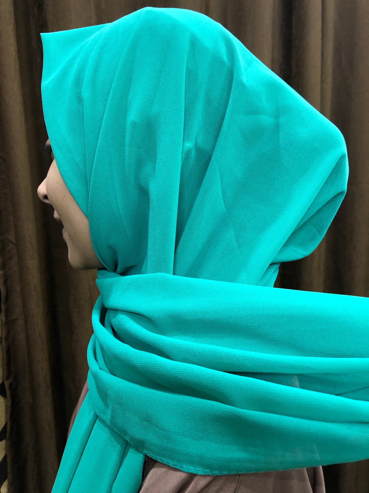 Shiffon Hijab - Cyan