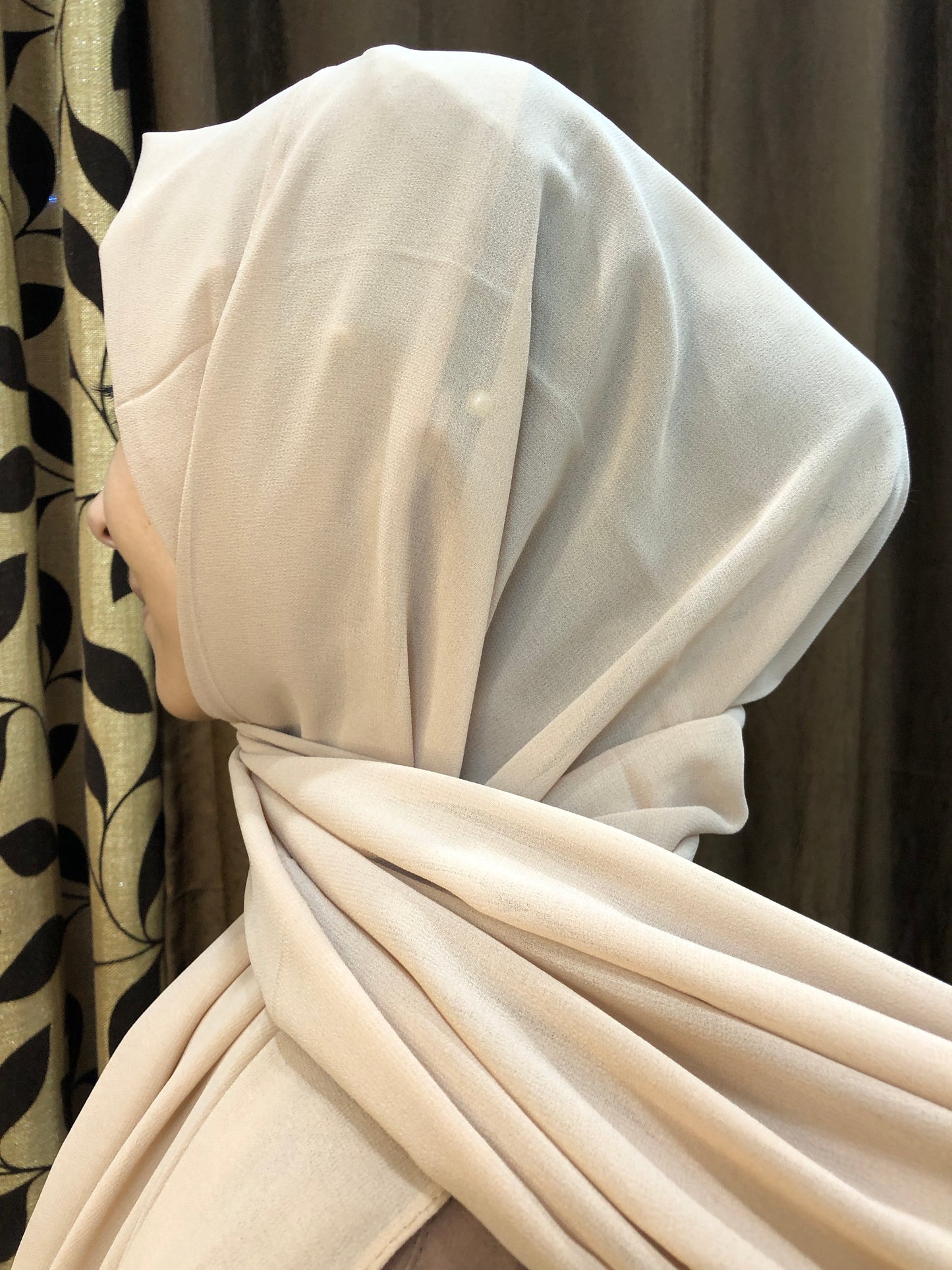 Shiffon Hiab - Cream