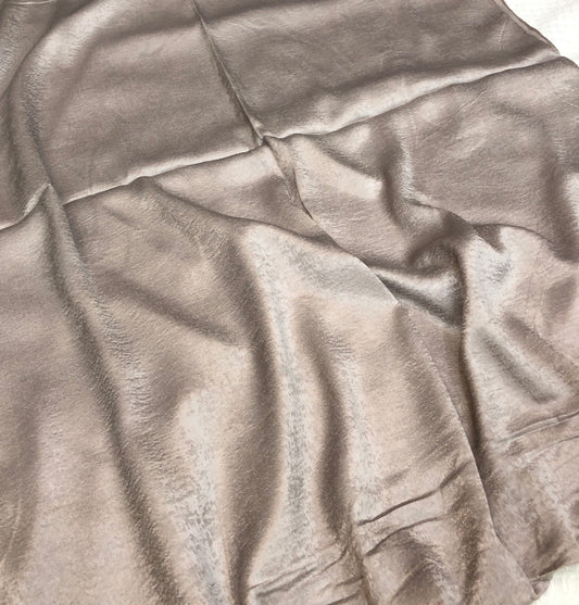 Velvet Silk Hijab - Sand