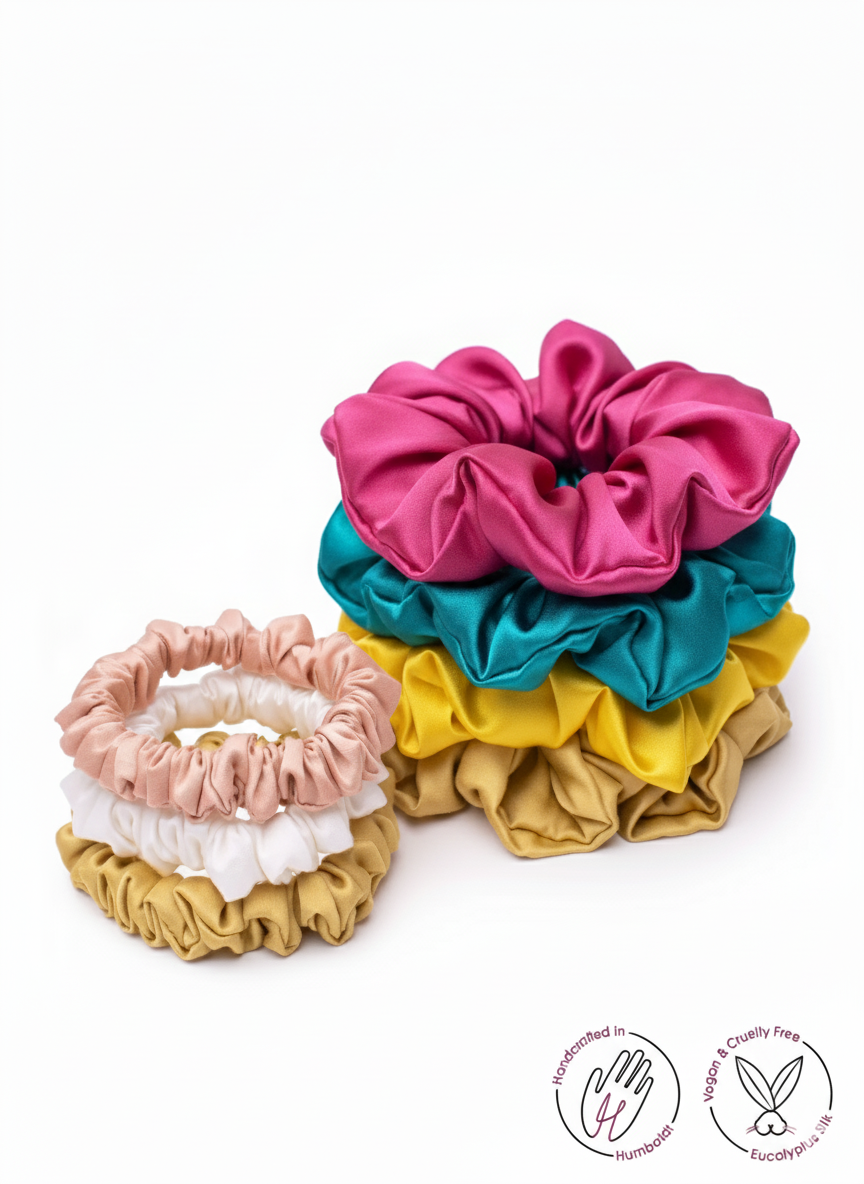 Luxe Silk Scrunchie Collection
