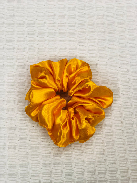 Silk Scrunchie -     Mustard