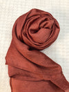 Crinkle Shiffon Hijab- Salmon