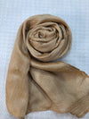 Crinkle Shiffon Hijab- Gold