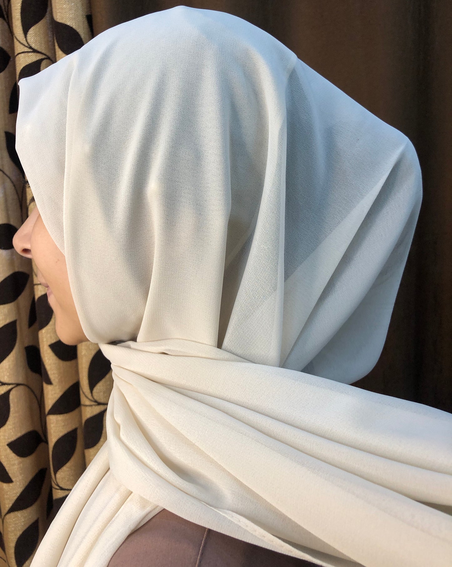 Shiffon Hijab - Ivory