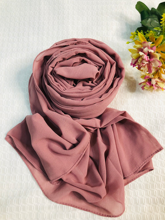 Shiffon hijab - Tea Pink