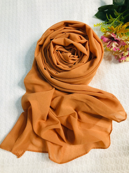 Shiffon Hijab - Squash