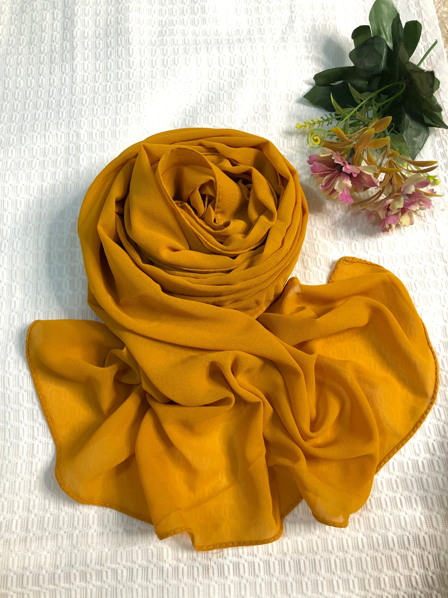 Shiffon Hijab - Mustard
