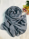 Shiffon hijab - steel