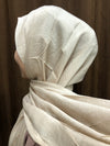 Velvet Silk Hijab - Sand