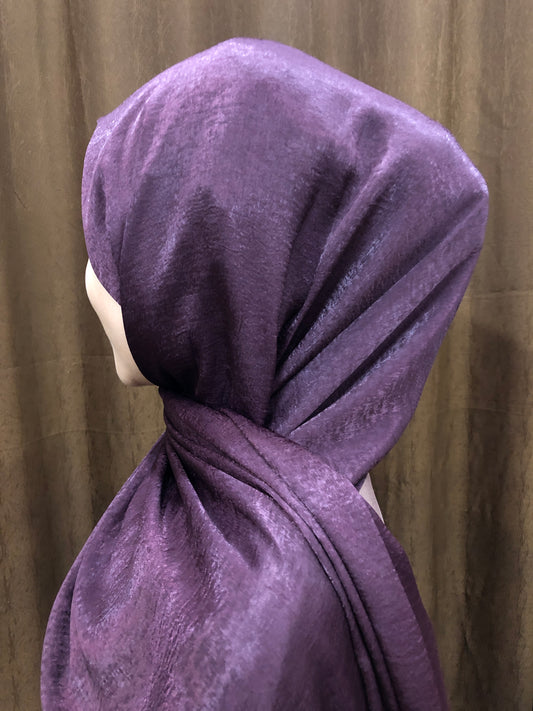 Velvet Silk Hijab - Vine